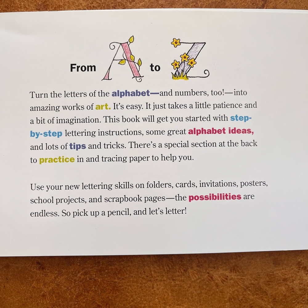 Vintage American Girl Letter Art Tutorial Book - Picture 2 of 6